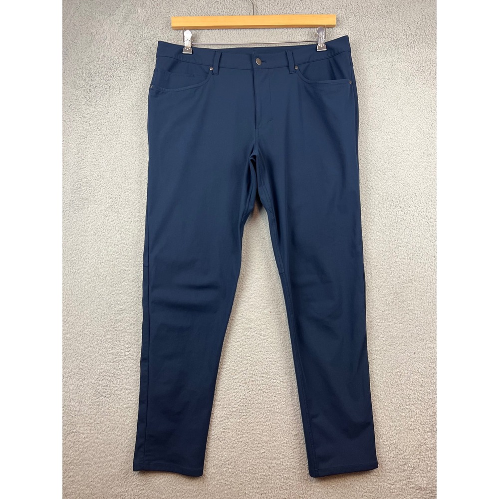 Lululemon ABC Classic Fit Pants Navy Blue Men's Size 36